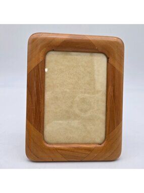 Vintage Wooden Picture Photo Frame Rounded Corners 3x5